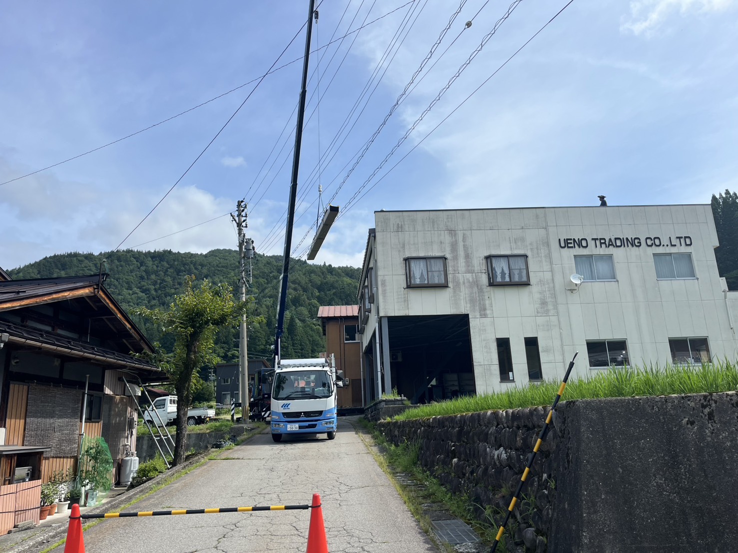 破風包みの施工
