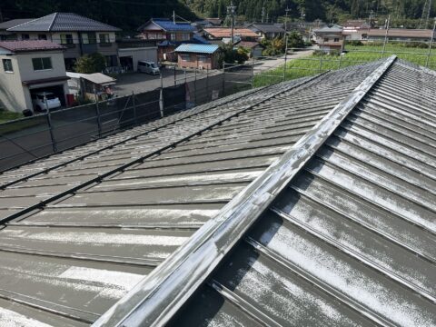 西和良郵便局屋根改修工事